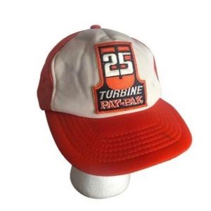 Vintage U-25 Turbine Pay N Pak Hat Cap Trucker Snapback Foam